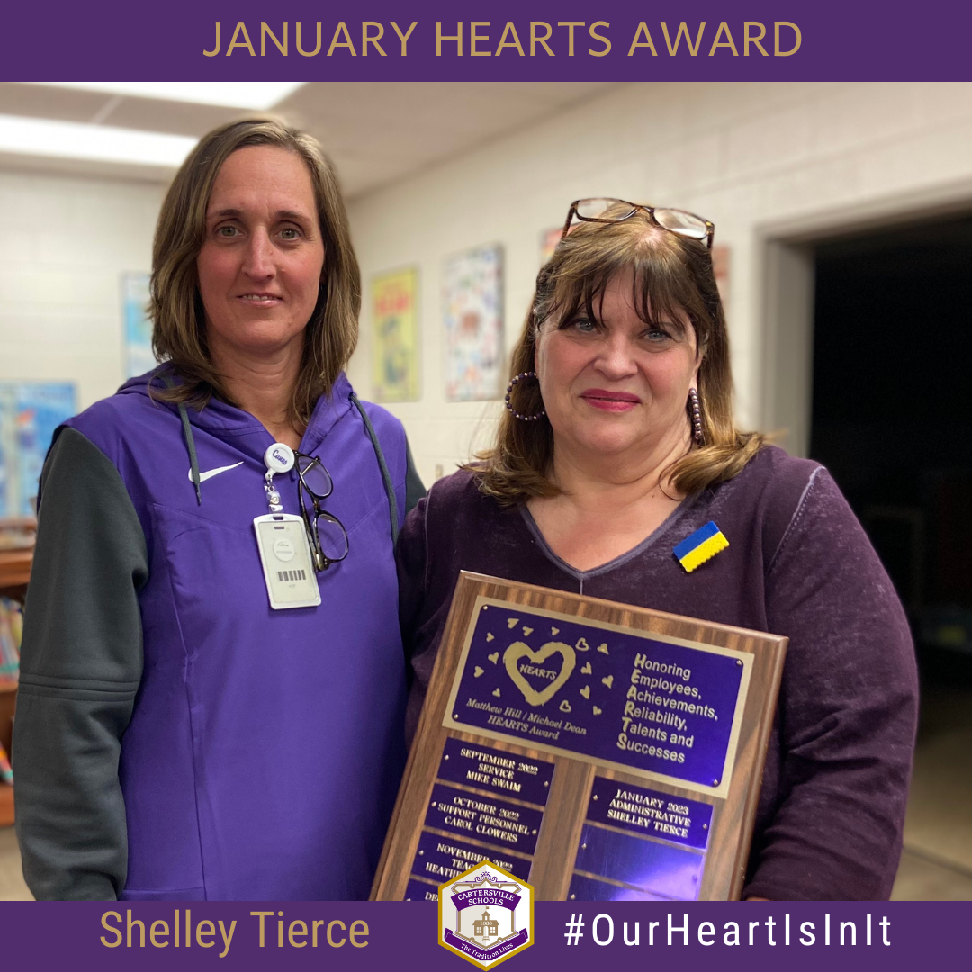 January winner Shelley Tierce